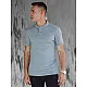 Men's light blue polo shirt Metrol PX0608