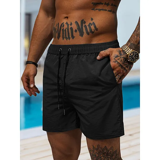 Vīriešu melni šorti Vidi JS/XL018/1