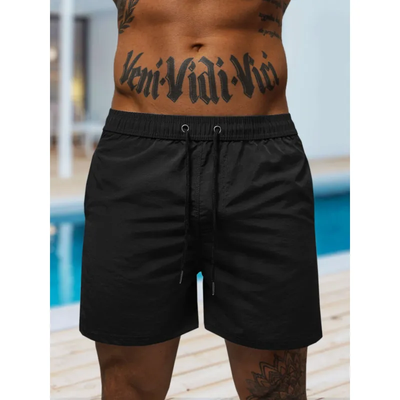 Vīriešu melni šorti Vidi JS/XL018/1