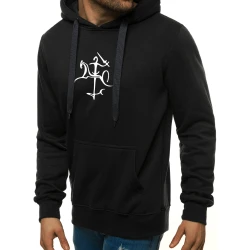 Vīriešu melns džemperis Stylistics