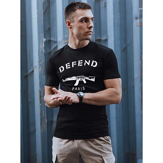 Vīriešu melns krekls Defend RX5579