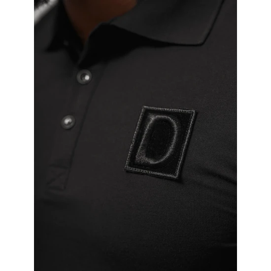 Vīriešu melns polo krekliņš Tirol NB/MT3105