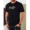 Vīriešu melns t-krekls CityStyle RX5403
