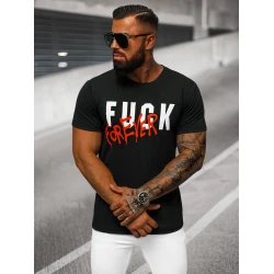 Vīriešu melns t-krekls Forever