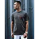 Men's dark grey T-shirt Lines RX5569