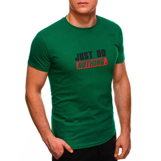 Vīriešu zaļš t-krekls Vienkārši neko nedari JS/712005
