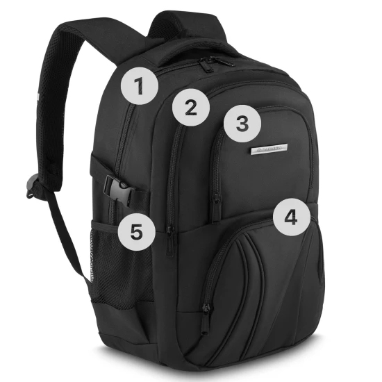 Harvard mugursoma melnā krāsā ZG868