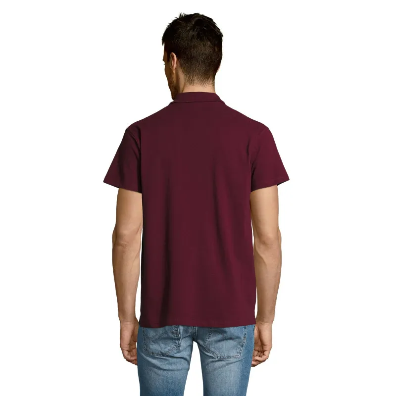 Vīriešu bordo polo krekliņš Summer PK11342