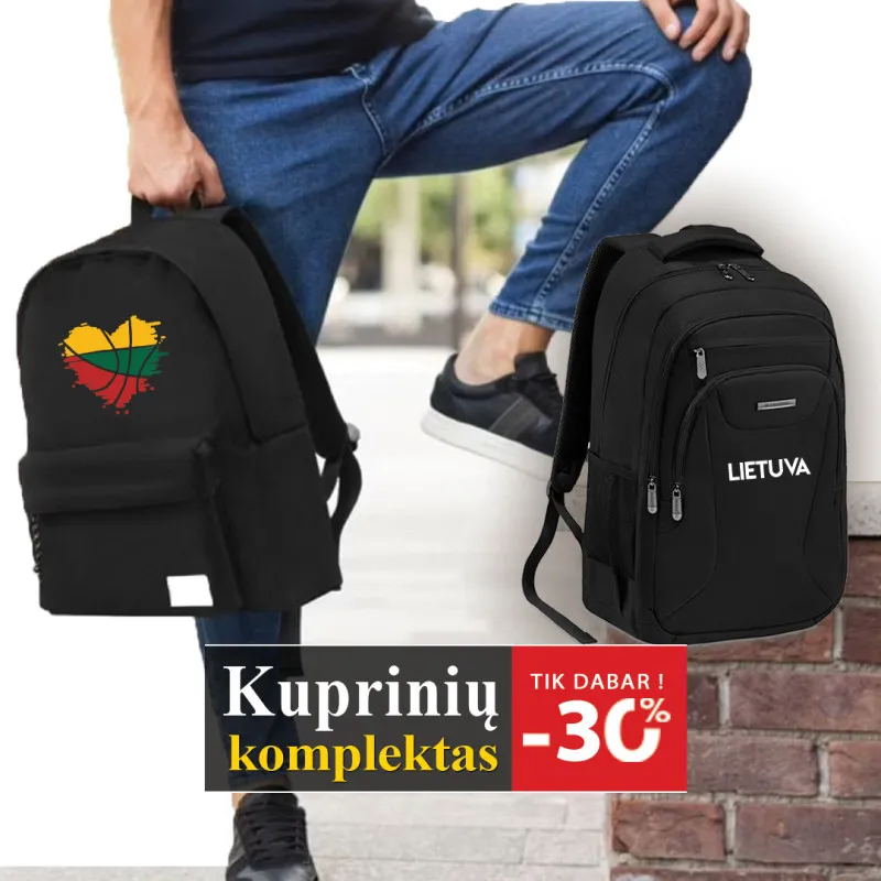 2 mugursomu komplekts Lietuva ZG772/774