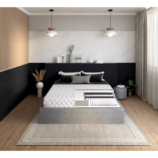 Daudzkabatas matracis POTENZA 100X200 POTENZA