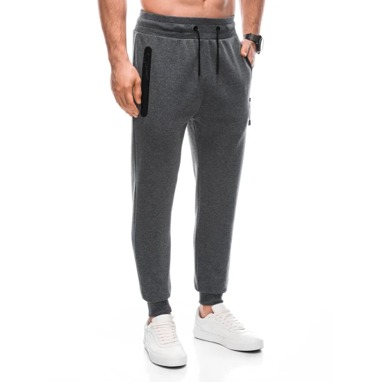 Ikdienas bikses tumši pelēkas Gin EM-PASK-0102