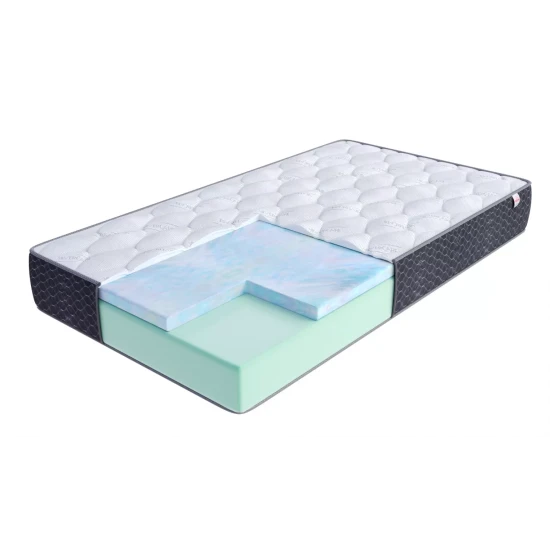 Putu matracis ar sudraba apmali un kosido pārvalku MERIDO 140X200 MERIDO