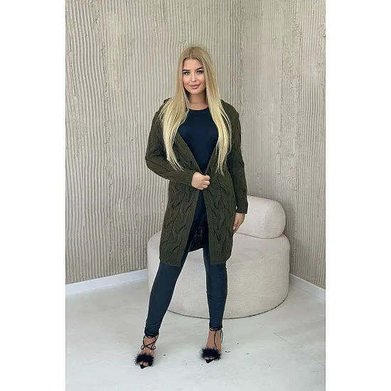 Damski sweter Elin w kolorze khaki 29990