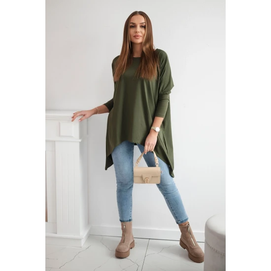 Sieviešu haki krāsas blūze Rosit 12787