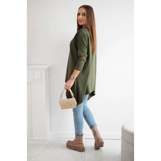 Sieviešu haki krāsas blūze Rosit 12787