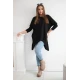 Sieviešu melna blūze Rosit 12207