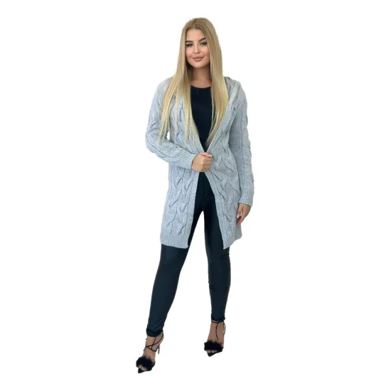 Szary sweter damski Elin 30001