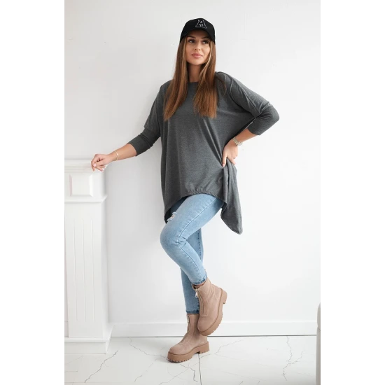 Sieviešu tumši pelēka blūze Rosit 12786