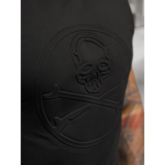 Vīriešu melns t-krekls Skull NB/MT3103