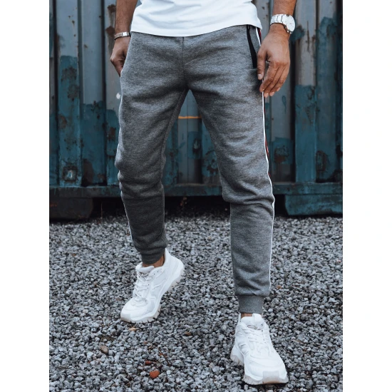 Vīriešu tumši pelēkas ikdienas bikses Adam UX4425