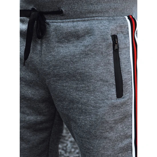 Vīriešu tumši pelēkas ikdienas bikses Adam UX4425