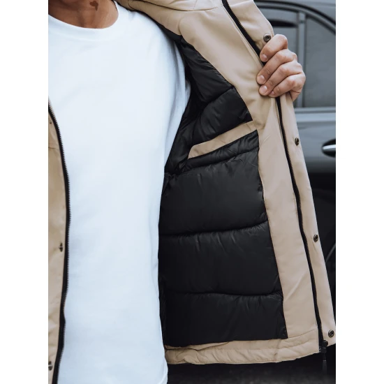 Vīriešu brūna ziemas jaka Teo Jakas