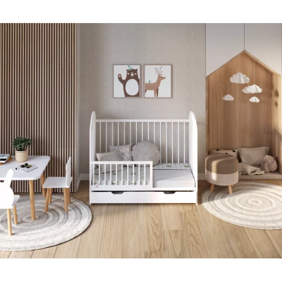 Bērnu putu matracis ar alvejas virsmām BRESSO 4KIDS 80X180 BRESSO 4KIDS