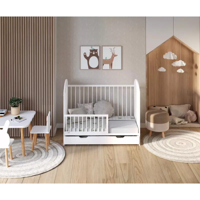 Bērnu putu matracis ar alvejas virsmām BRESSO 4KIDS 60X120 BRESSO 4KIDS