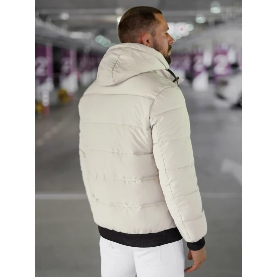 Brūna vīriešu ziemas jaka Rock JS/31M5003/280