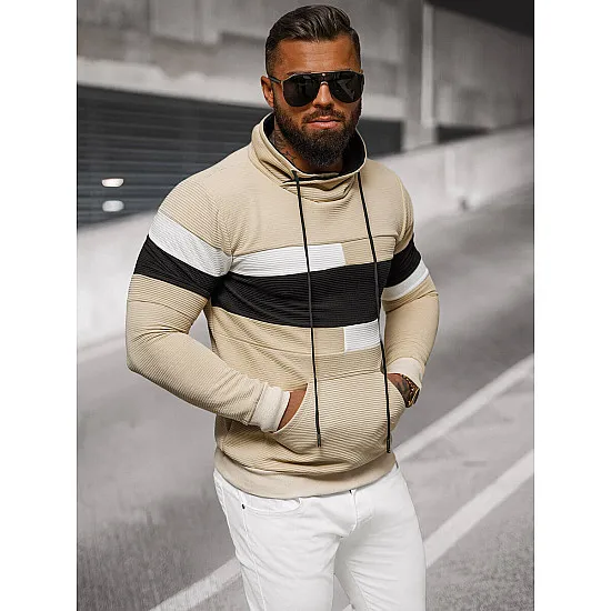 Męski brązowy sweter Henry O/B7524