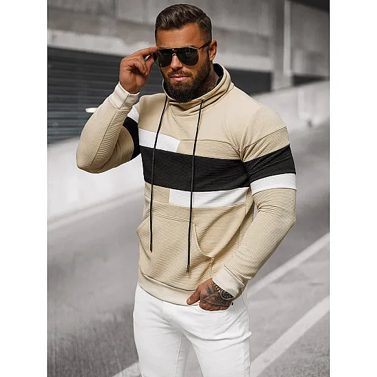 Męski brązowy sweter Henry O/B7524