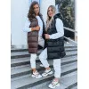 Ilga melna veste ar kapuci Far TY3748