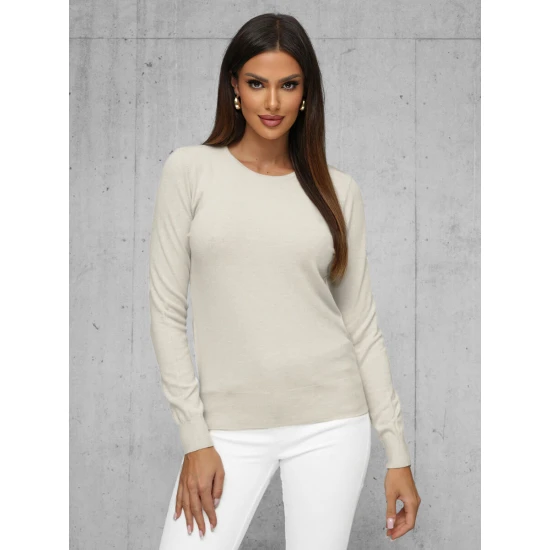 Sieviešu brūns džemperis Stel JS/8005/4