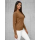 Sieviešu brūns džemperis Stel JS/8005/7