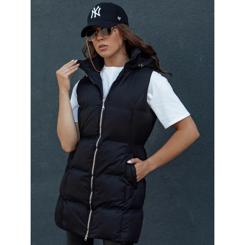 Sieviešu garā melnā veste Iva TY4504