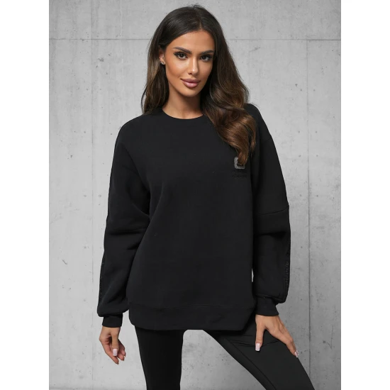 Sieviešu melns džemperis Edelin O/SWE23049Z