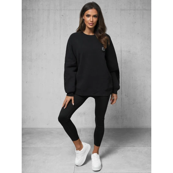 Sieviešu melns džemperis Edelin O/SWE23049Z