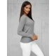 Sieviešu pelēks džemperis Stel JS/8005/3