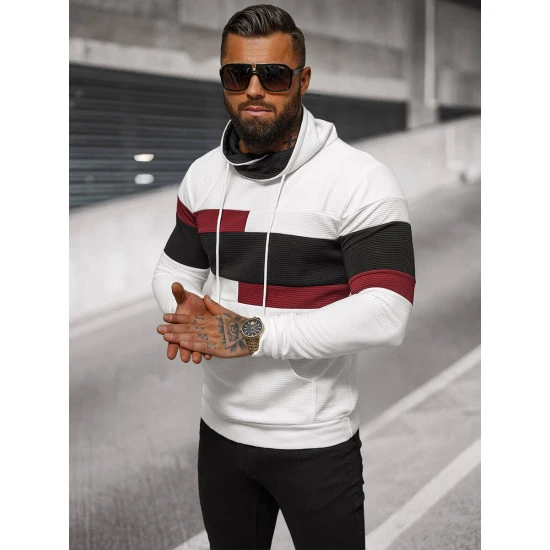 Vīriešu balts džemperis Henry O/B7524