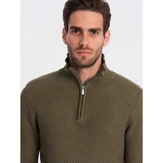 Vīriešu haki krāsas džemperis Felix V7 OM-SWZS-0105
