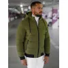 Vīriešu haki krāsas ziemas jaka Edi JS/31M5023/62Z