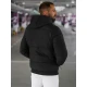 Vīriešu melna ziemas jaka Edi JS/31M5023/392Z