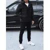 Vīriešu melna ziemas jaka Teo TX4757