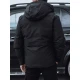 Vīriešu melna ziemas jaka Teo TX4757