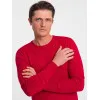 Vīriešu sarkans džemperis Oscar V13 OM-SWBS-0106