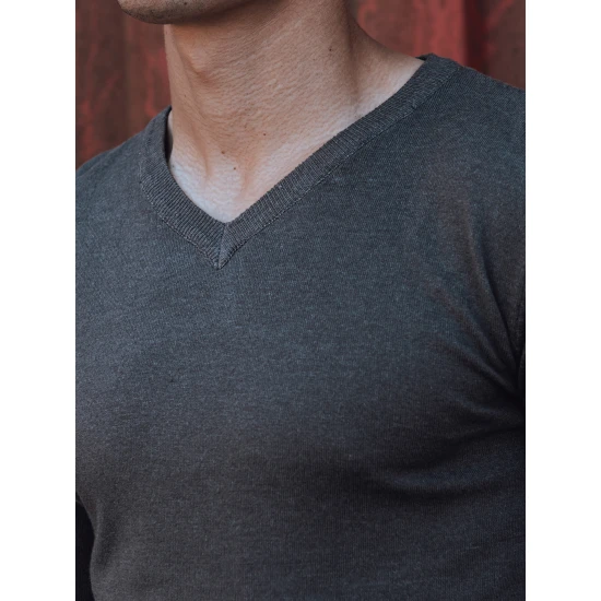 Vīriešu tumši pelēks džemperis Henri WX2219