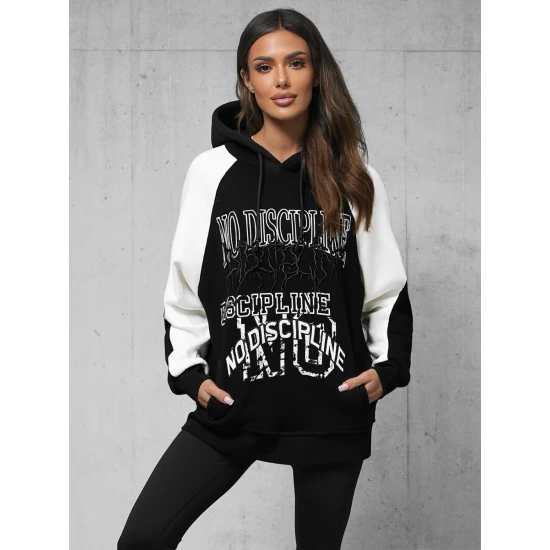 Vīriešu tumši pelēks džemperis Never give up O/SWE23037Z