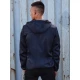 Vīriešu tumši zila jaka ar sarkanu detaļu Lucas TX4861