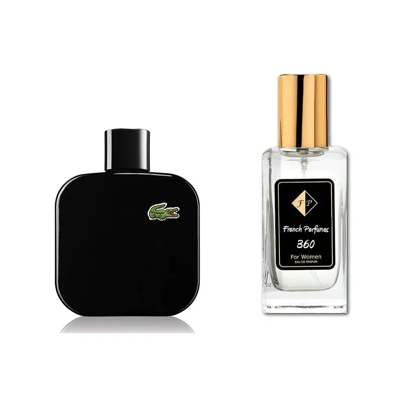 No360 smaržas, ko iedvesmojis Lacoste - L.12.12. Noir 104 ml EDP FP360-104 French Perfumes