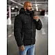 Vīriešu melna ziemas jaka Lorenzo JS/57M7503/392